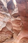 Winding slot canyon