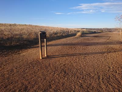 Trail at Palmer Park in late afternoon light