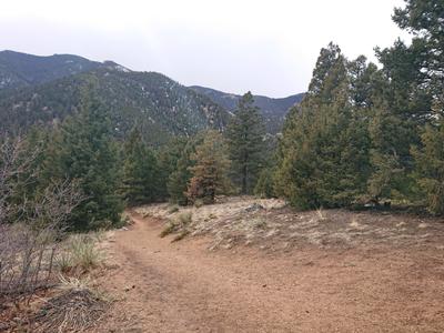 View from the top of the climb