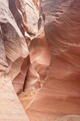Narrow slot in Little Wild Horse Canyon