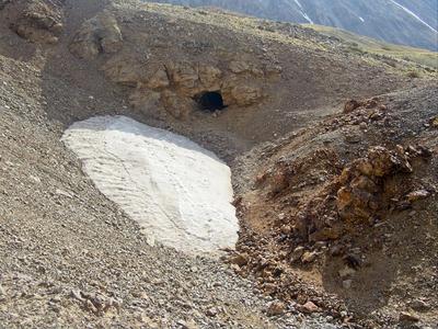 Old mine on the trail up Mt. Sherman