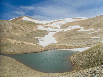 Lake part way up Mt. Sherman